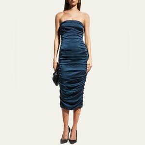 Veronica Beard Kupa Dress in Petrol NEW